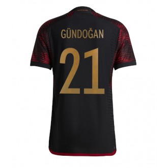 Tyskland Ilkay Gundogan #21 Borta Kläder VM 2022 Kortärmad